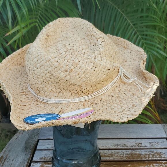 Tropical Trends Straw Hat NWT - Picture 3 of 7